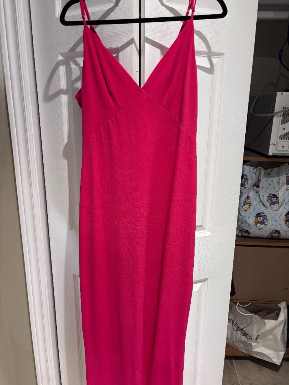 GUESS Hot Pink Maxi dress - Size Large